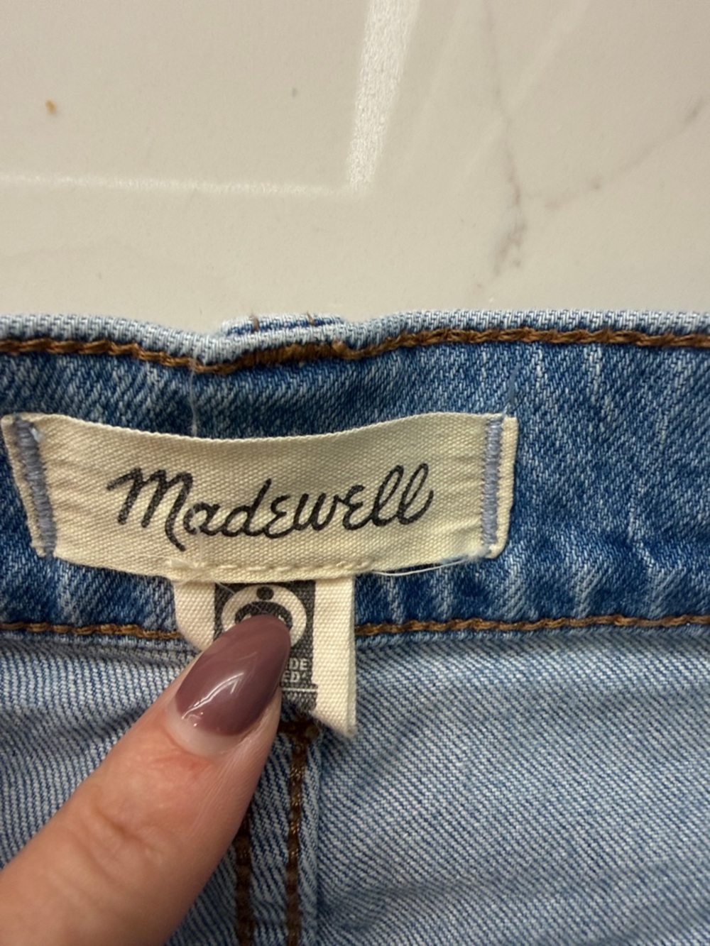 Madewell High-Rise Light Blue Denim Jeans